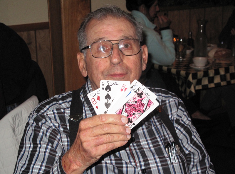 Dick shows the winning straight