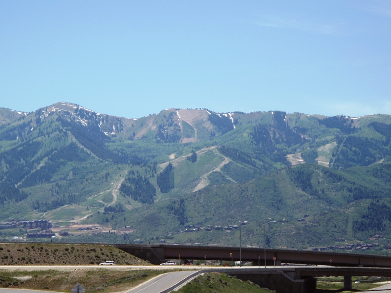 The terrain in eastern Utah, near Park City is vastly different than the west